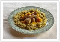 Тиква с тофу и кедрови ядки, гарнирана с кус кус сн. www.lachaumieredecharo.fr Тиква със сирене тофу по китайски